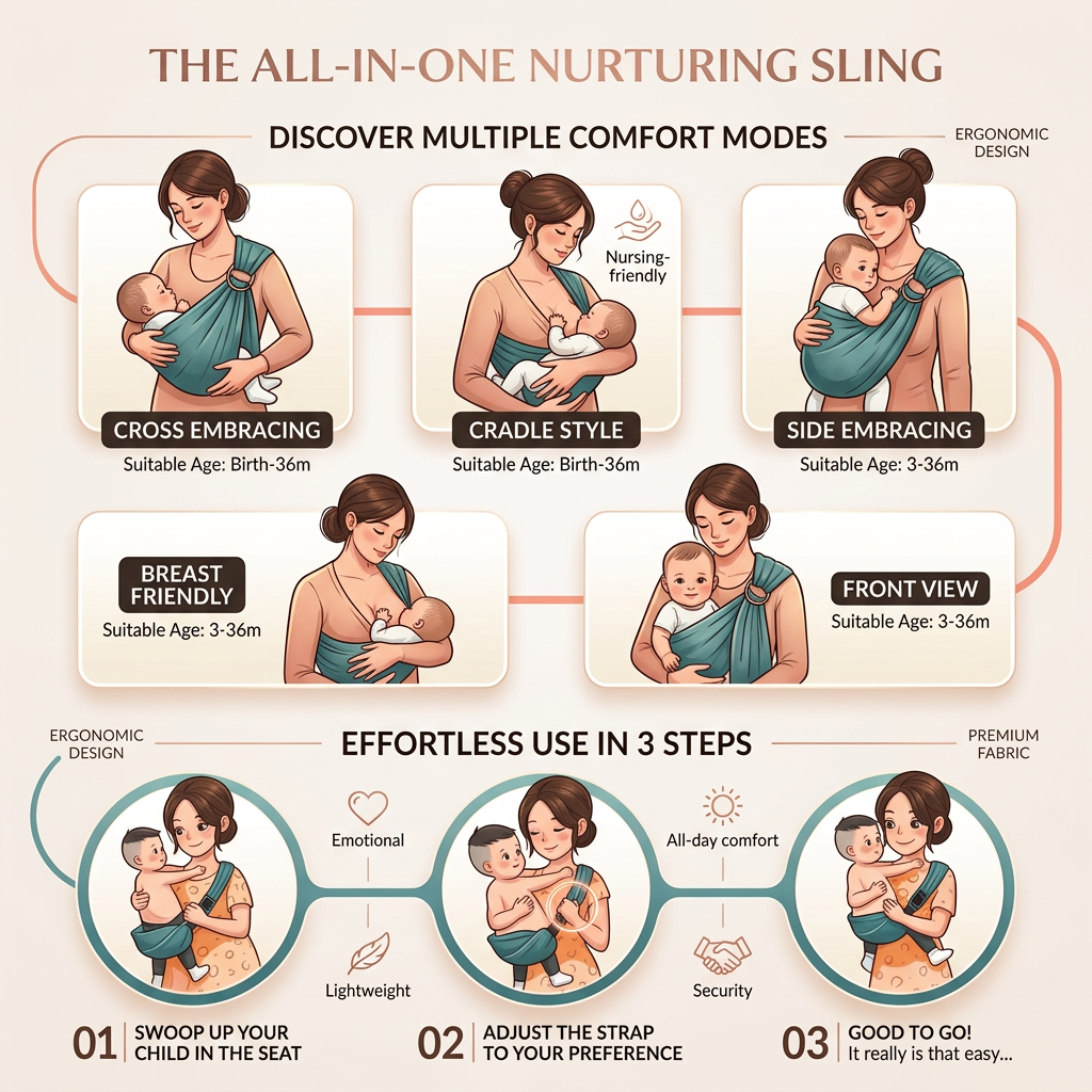 Warmly Newborn Wrap Carrier